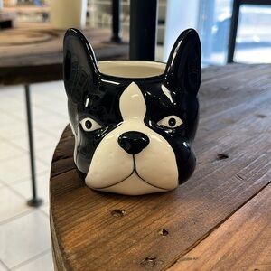 Boston Terrier Planter